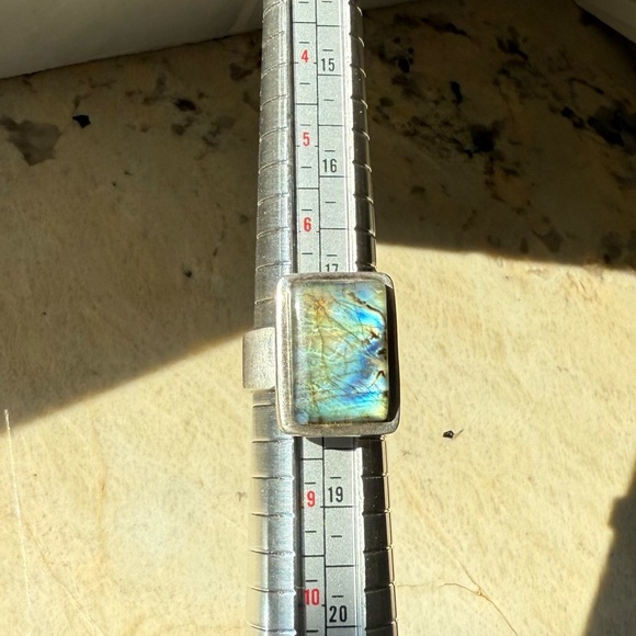 Labradorite Silver (925) Ring - Size 7.5 - Picture 8 of 9